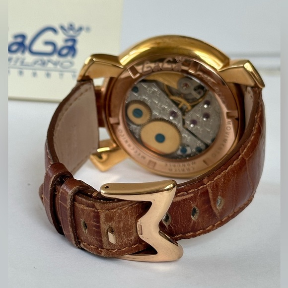 GaGa Milano Manuale48 Rose Gold Plated 5011 Watch - Picture 5 of 15